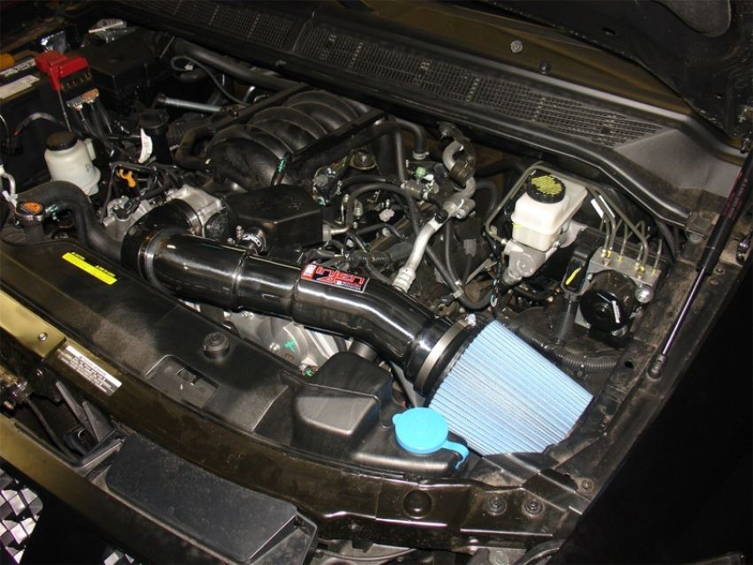 Injen PF1952WB 04-12 Nissan Titan 5.7L V8 Wrinkle Black Short Ram Intake System w/ MR Tech