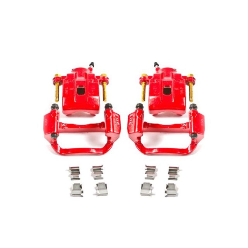 PowerStop S3276 Red Powder Coated Calipers