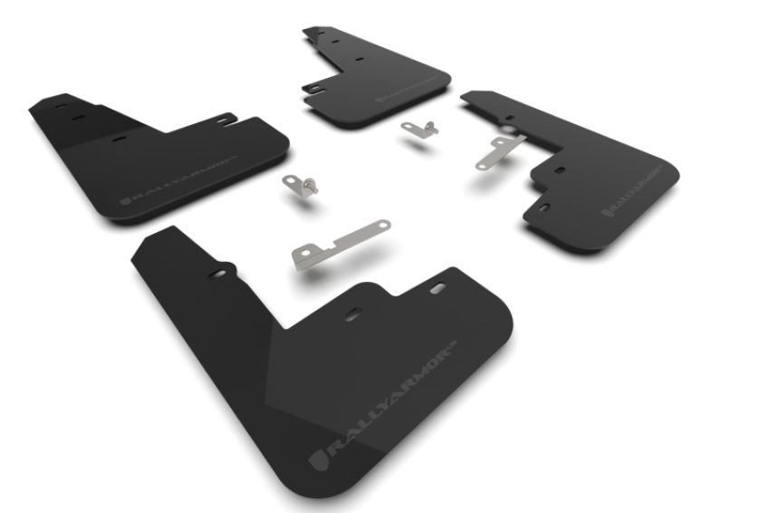 Rally Armor MF96-UR-BLK-DGRY Black Mud Flap/Dark Grey Logo