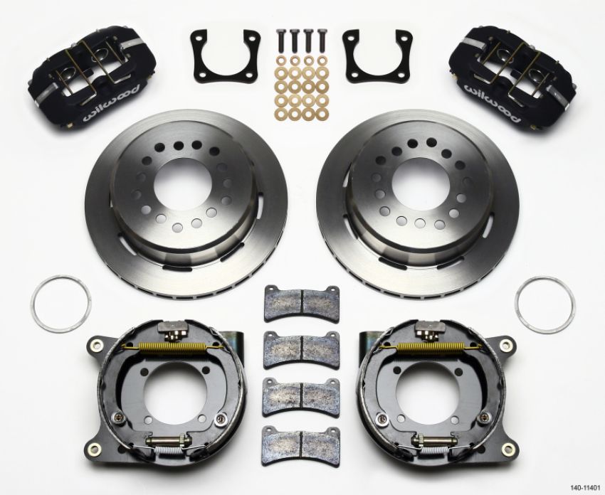 Wilwood 140-11401 Dynapro Low-Profile 11.00in P-Brake Kit Chevy 12 Bolt Spcl 2.81in Offset