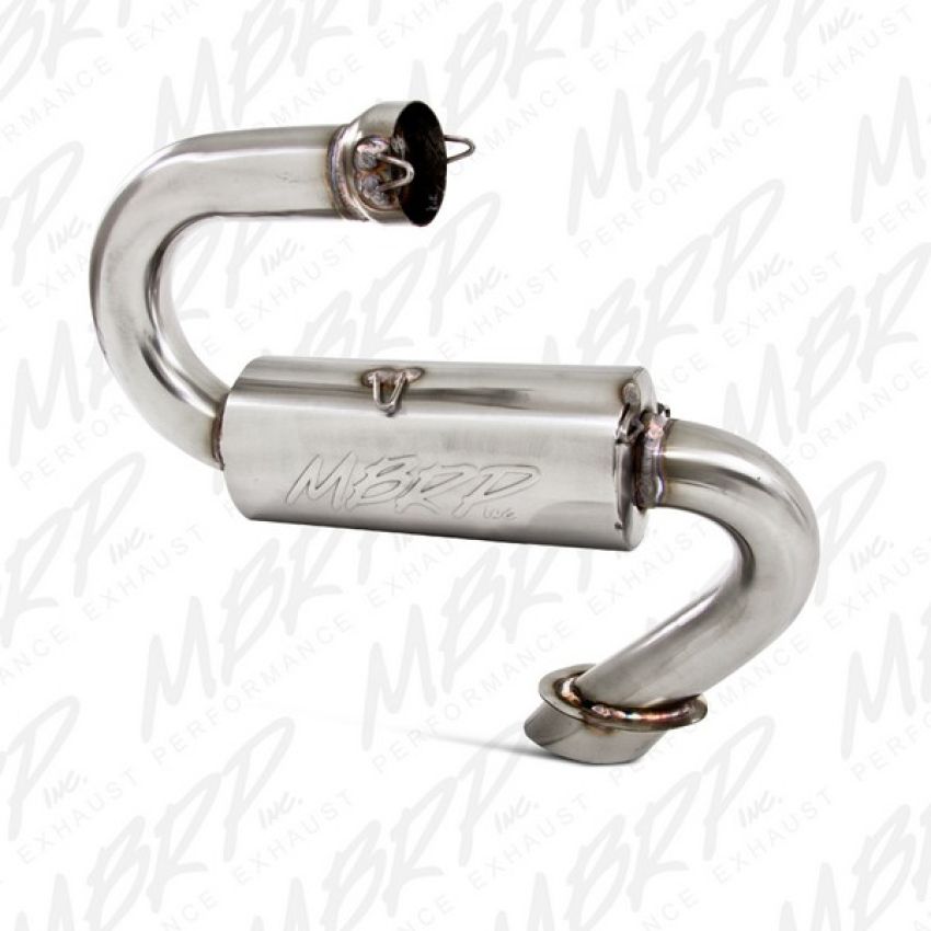 MBRP Exhaust 4050210 Race Muffler; Bolt-on Design; Packed Muffler.