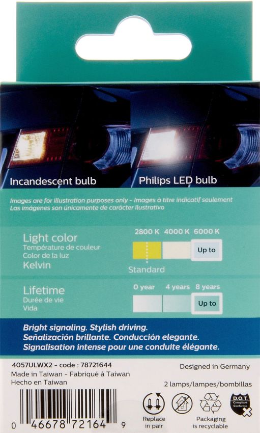 Philips 4057WLED Philips Ultinon LED 4057WLED