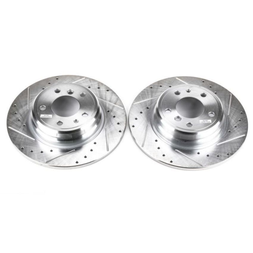 PowerStop EBR422XPR PowerStop Evolution Performance Drilled, Slotted & Plated Brake Rotor Pair