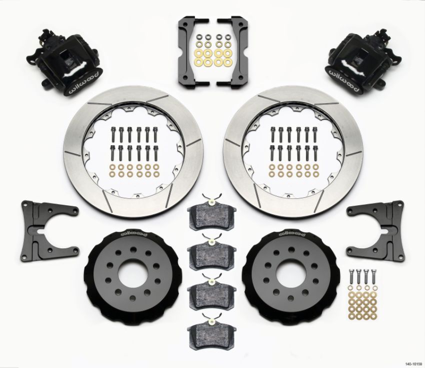 Wilwood 140-10159 Combination Parking Brake Rear Kit 12.88in 2005-2014 Mustang
