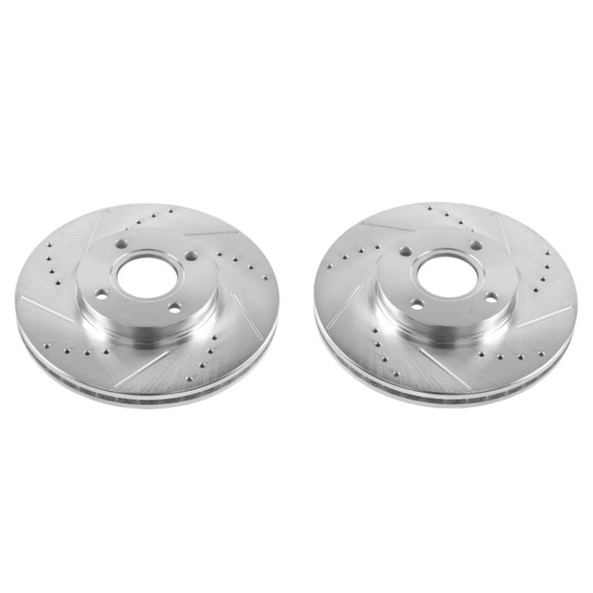 PowerStop AR85167XPR PowerStop Evolution Performance Drilled, Slotted & Plated Brake Rotor Pair