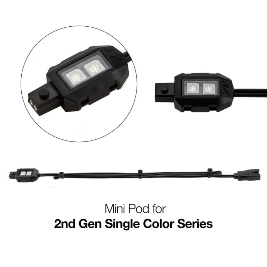 XKGLOW XK-2P-P-B XK Glow Single Color Ultra Bright Compact Pod BLUE - 2nd Gen