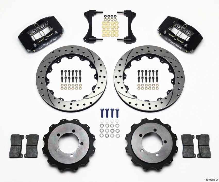 Wilwood 140-9286-D Dynapro Radial Rear Kit 13.00in Drilled Mitsubishi EVO VIII