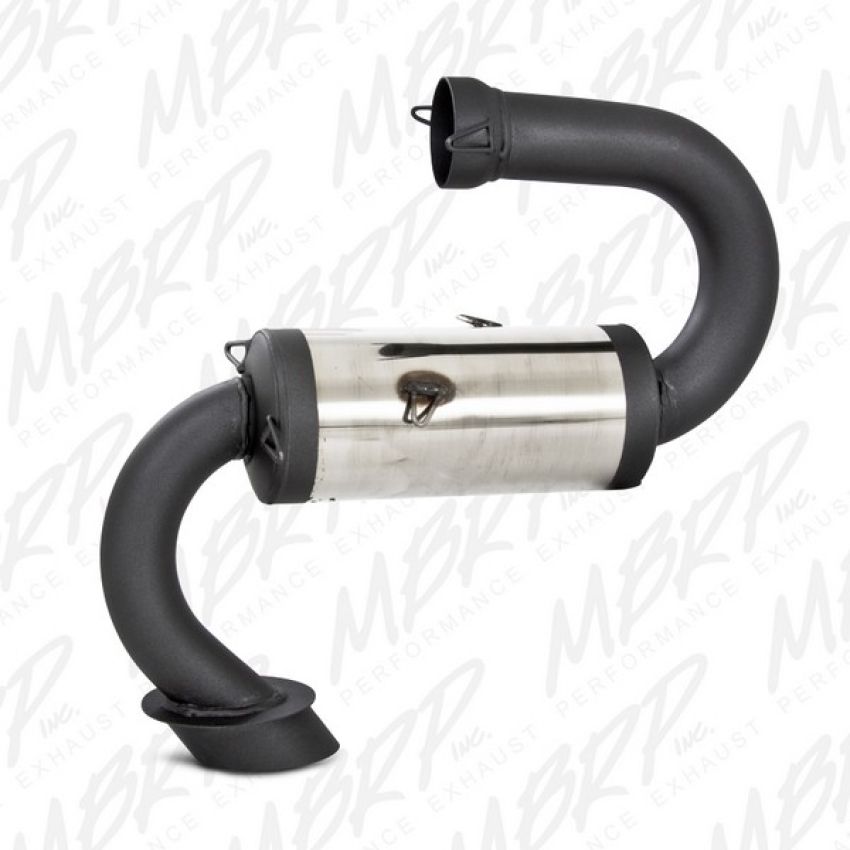 MBRP Exhaust 4090210 Race Muffler; Bolt-on Design; Packed Muffler.