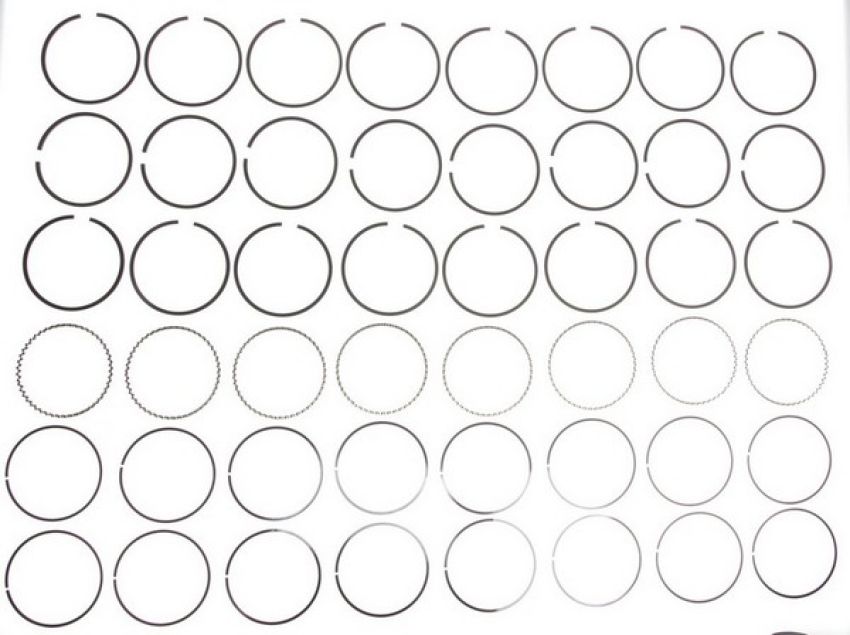 MAHLE 40906.040 Engine Piston Ring Set