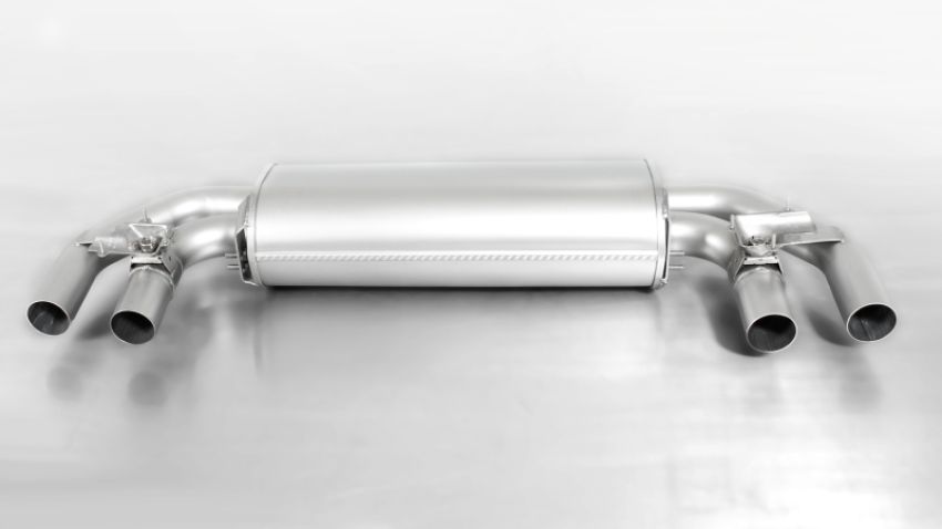 Remus 956014 0500 2014 Volkswagen Golf VII R 4Motion 2.0L TSI (CJX) Axle Back Exhaust (Tail Pipes Req)