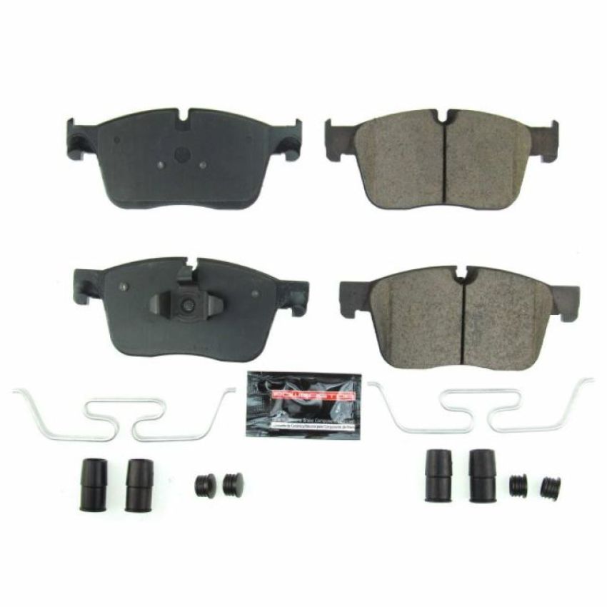 PowerStop Z23-1861 PowerStop - Z23 Daily Driver Carbon-Fiber Ceramic Brake Pads with Hardware Kit