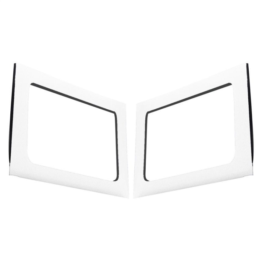 Design Engineering 50151 Rear Side Window Kit Jeep Wrangler JK 2011-2018 4 Door White