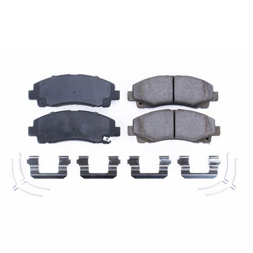 PowerStop 17-1584 PowerStop - Z17 Low-Dust Ceramic Brake Pads with Hardware