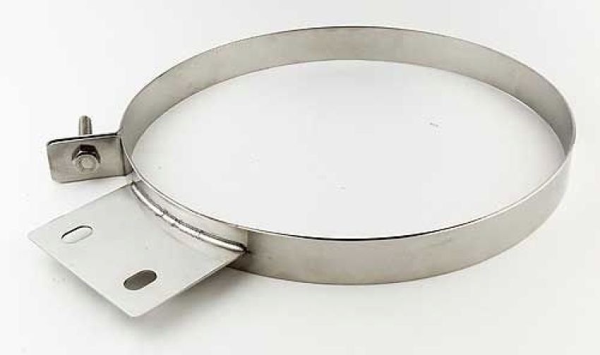 PYPES PERFORMANCE EXHAUST PYPHSC008 Stack Clamp 8in Stainless