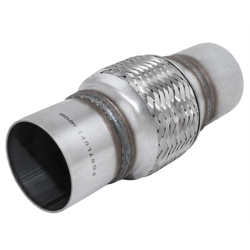 FORTLUFT 4401088 Exhaust Flex Connector with Extension Pipes 2.50''x4.00''x8.00'' Stainless Steel