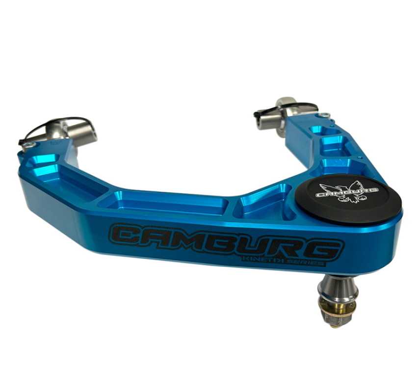 Camburg CAM-210099-BLU Chevy/GMC 1500 2WD/4WD 19-23 KINETIK V2 Performance Billet Uniball Upper Arms (King Blue)