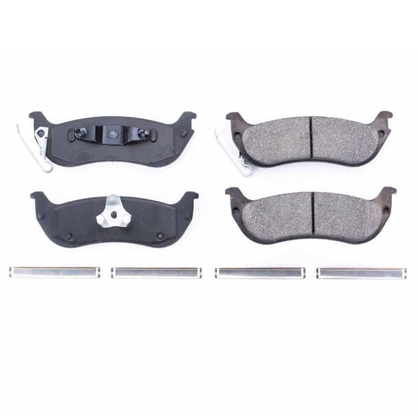 PowerStop 17-998 PowerStop - Z17 Low-Dust Ceramic Brake Pads with Hardware