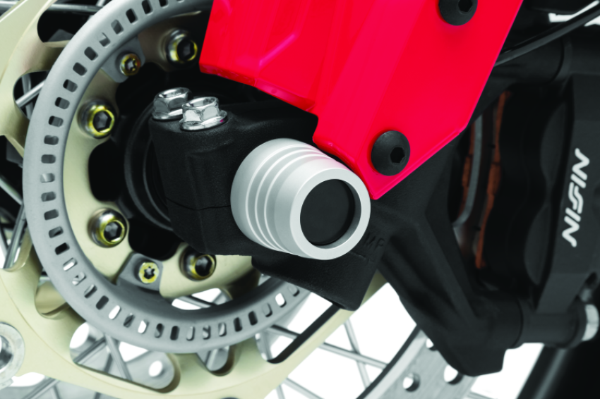 Kuryakyn 3826 Front Axle Slide CRF1000L/Adventure Silver