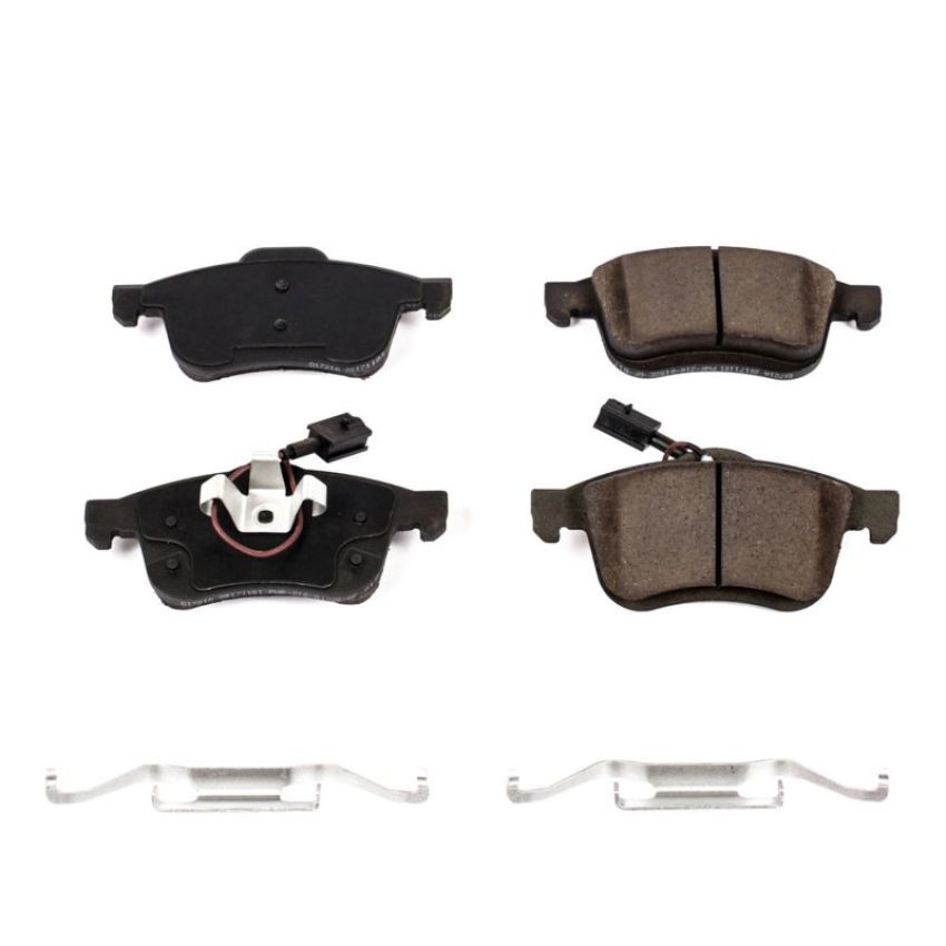 PowerStop 17-1721A PowerStop - Z17 Low-Dust Ceramic Brake Pads with Hardware