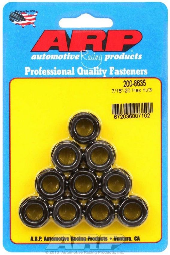 ARP ARP200-8635 Hex Nuts - 7/16-20 (10)