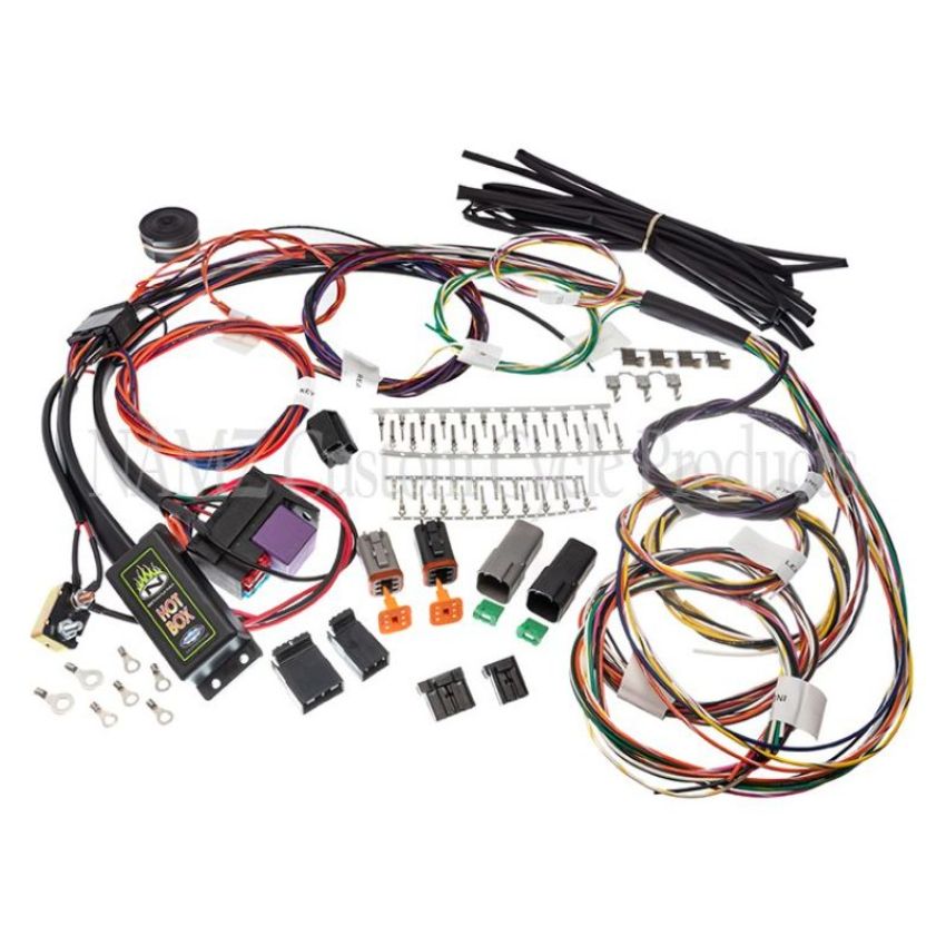 NAMZ NCBH-01-A Complete Bike Harness w/Starter Relay & 3-Circuits & Self Canceling & Run/Brake/Turn Sig Module
