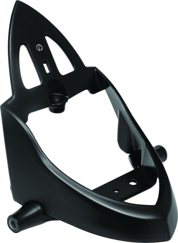 Kuryakyn 3129 Rear Turn Signal & License Plate Mount Indian Black
