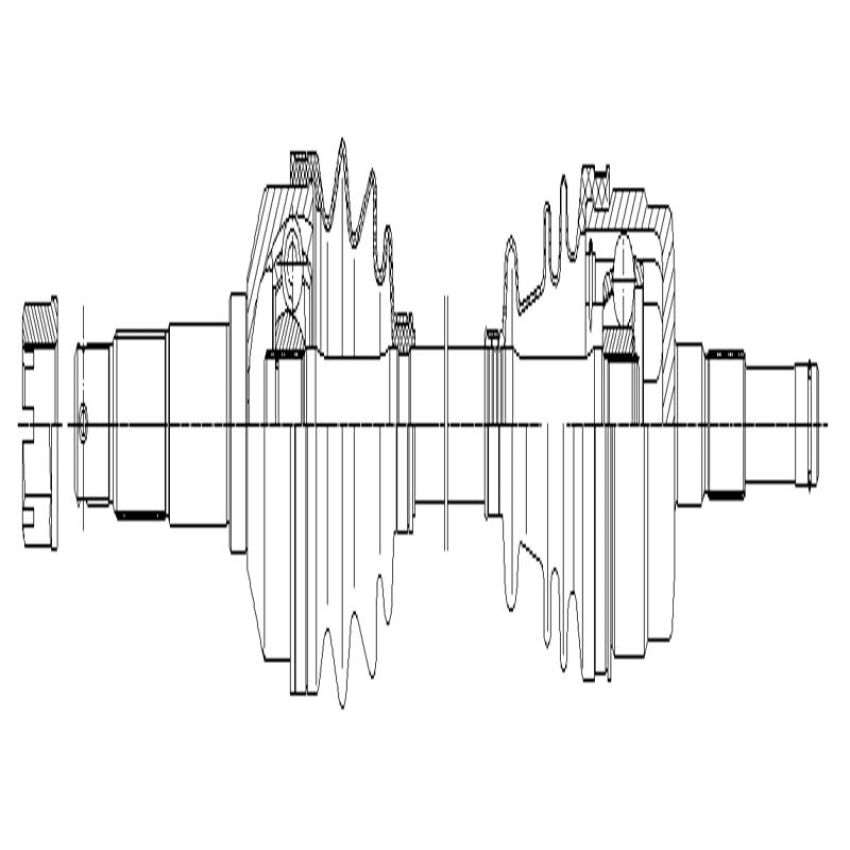 GSP 4103021 CV Axle Assembly