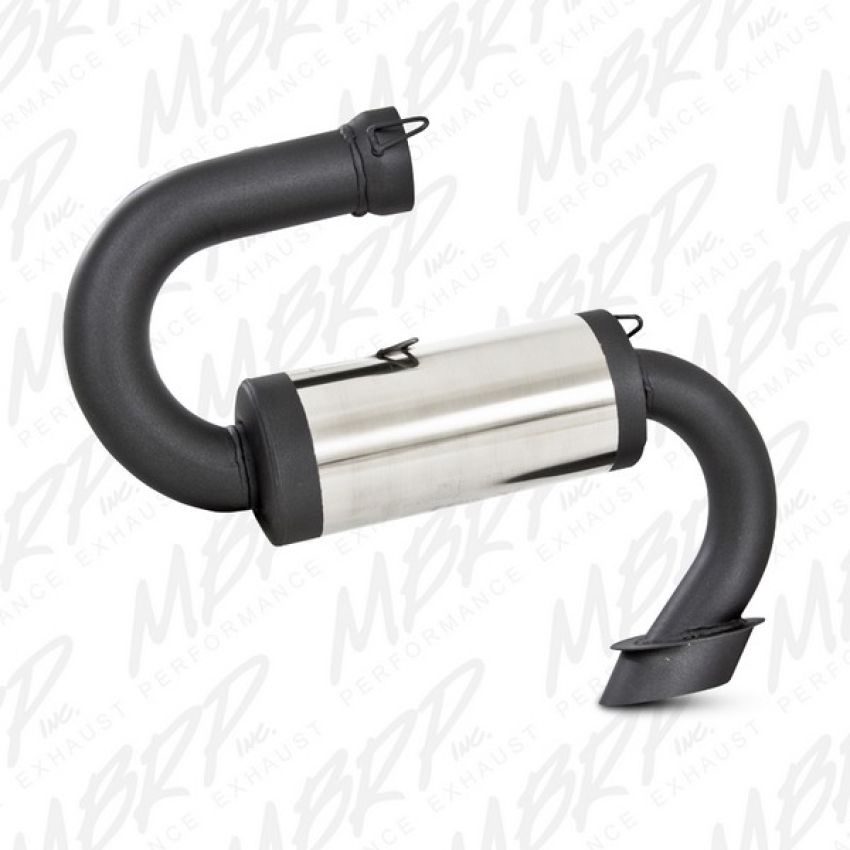 MBRP Exhaust 4115210 Trail Muffler; Bolt-on Design; Packed Muffler.