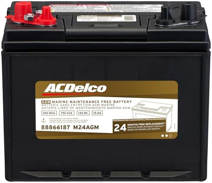 AC DELCO BCVC-M24AGM Battery Asm M24