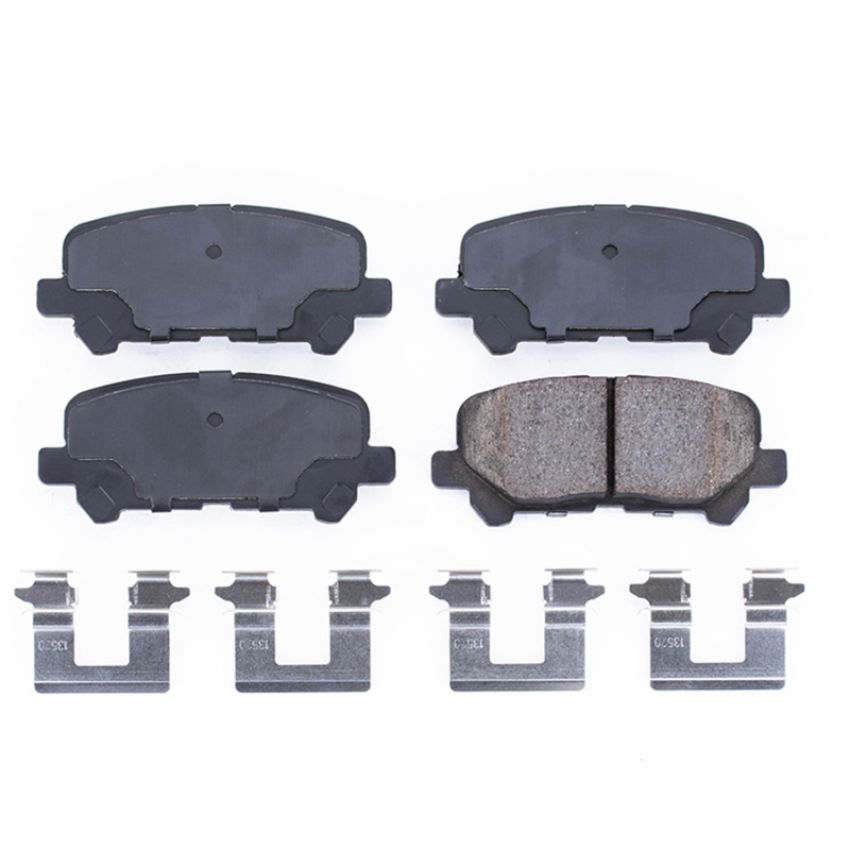 PowerStop 17-1281 PowerStop - Z17 Low-Dust Ceramic Brake Pads with Hardware