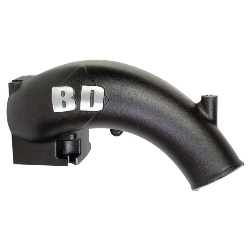 BD Diesel 1041555 X-Flow Power Intake Elbow (Black) - Dodge 2003-2007 5.9L