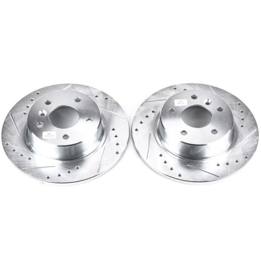 PowerStop EBR485XPR PowerStop Evolution Performance Drilled, Slotted & Plated Brake Rotor Pair