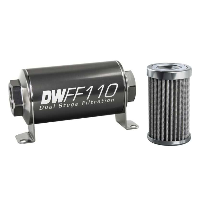 Fuel Filter 8an Female ORB Ports 110mm Length