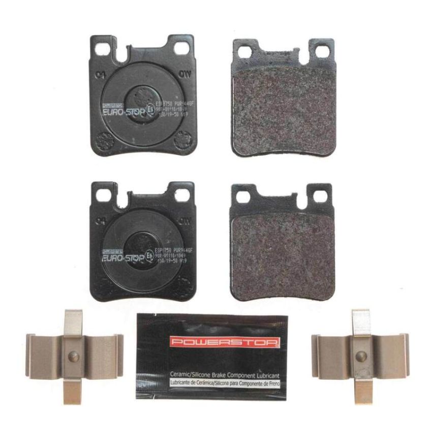 PowerStop ESP0758 EuroStop ECE-R90 Certified Brake Pad Set