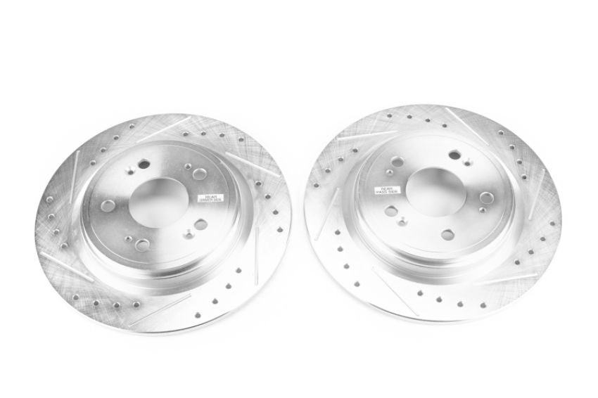 PowerStop JBR1586XPR PowerStop Evolution Performance Drilled, Slotted & Plated Brake Rotor Pair