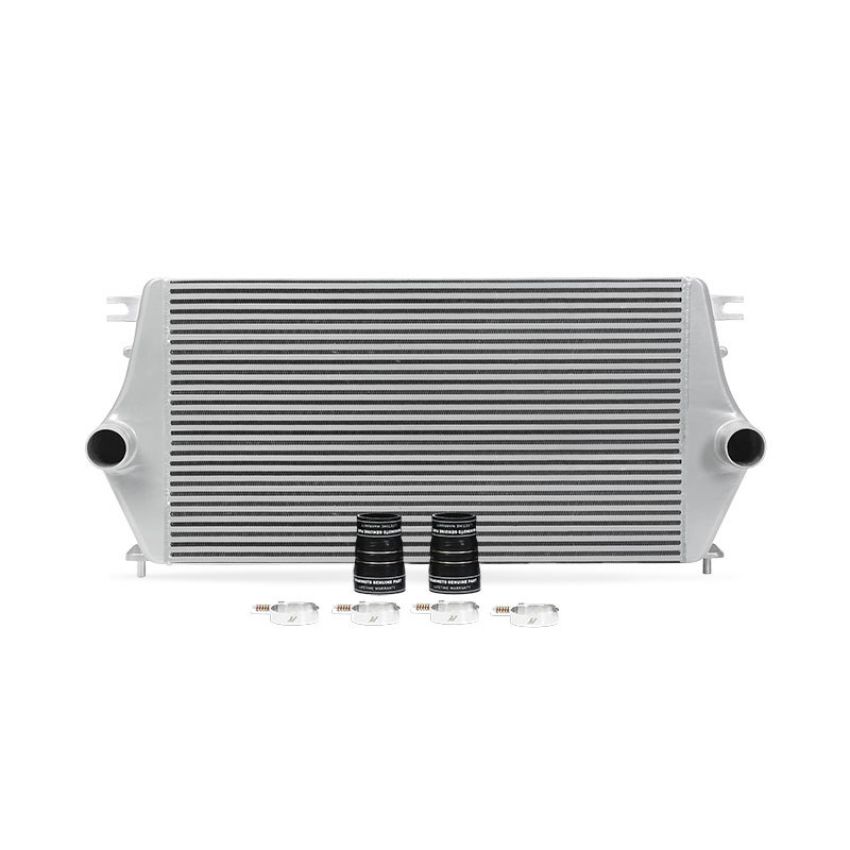 Mishimoto MMINT-XD-16SL 16-19 Nissan Titan XD 5.0L Cummins Intercooler (Silver)