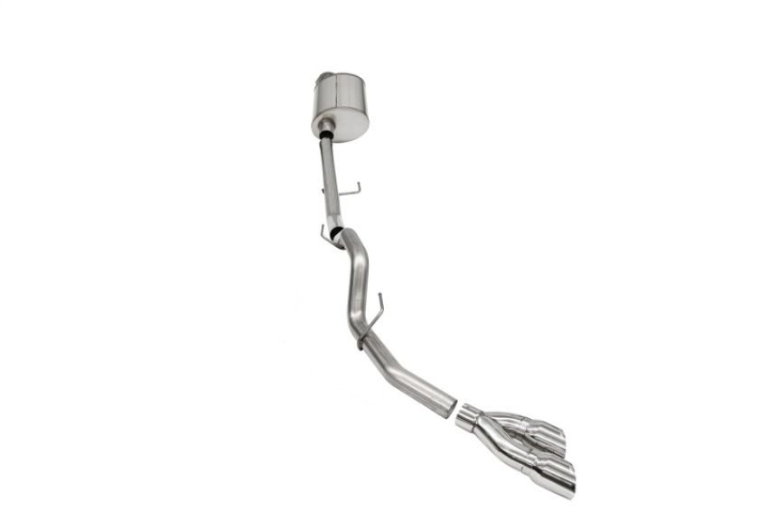 CORSA Performance 21154 Corsa 2021-2024 Ford F-150 Regular Cab/ 8in Bed 5.0L V8 Sport Cat-Back Single Side Exit-Polished