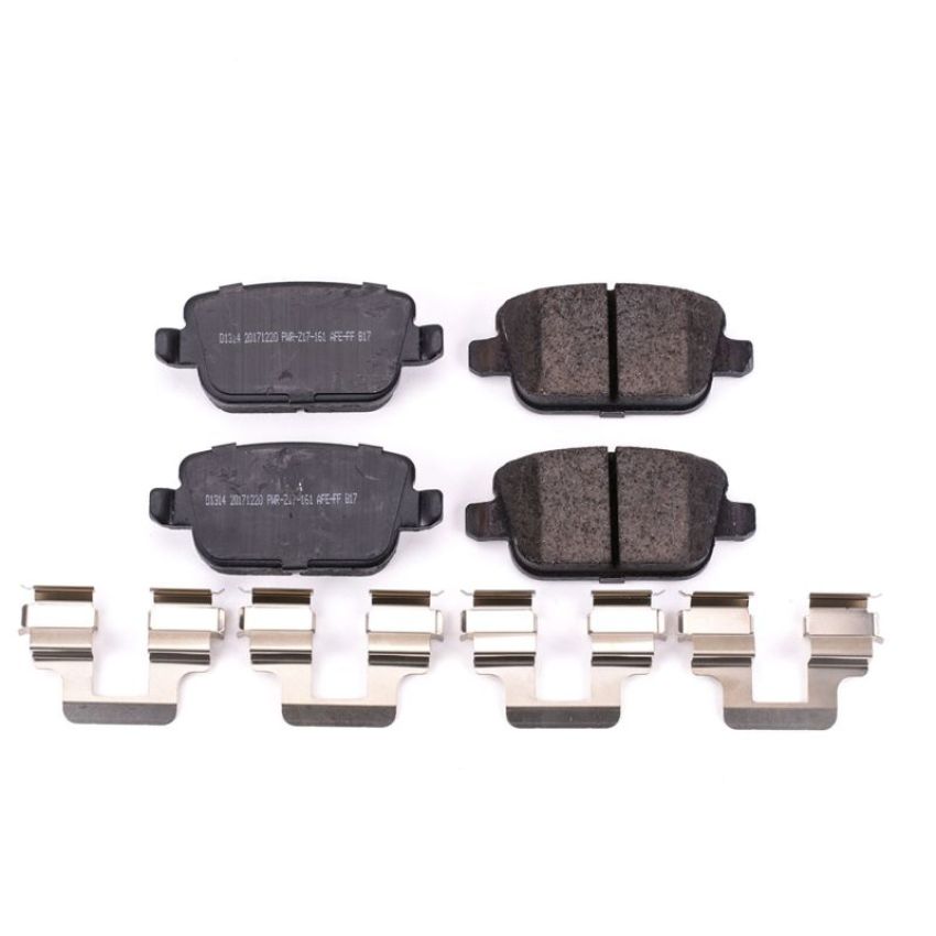 PowerStop 17-1314 PowerStop - Z17 Low-Dust Ceramic Brake Pads with Hardware