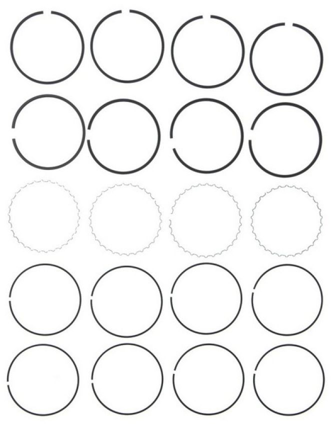 MAHLE 41482CP Engine Piston Ring Set