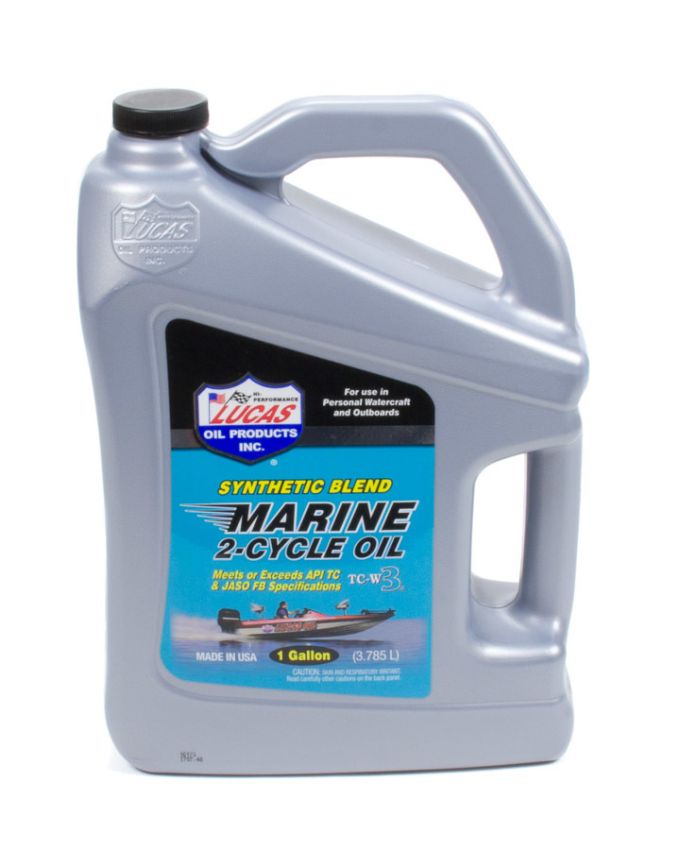 LUCAS OIL LUC10861 Marine Oil 2 Cycle 1 Gal Synthetic Blend