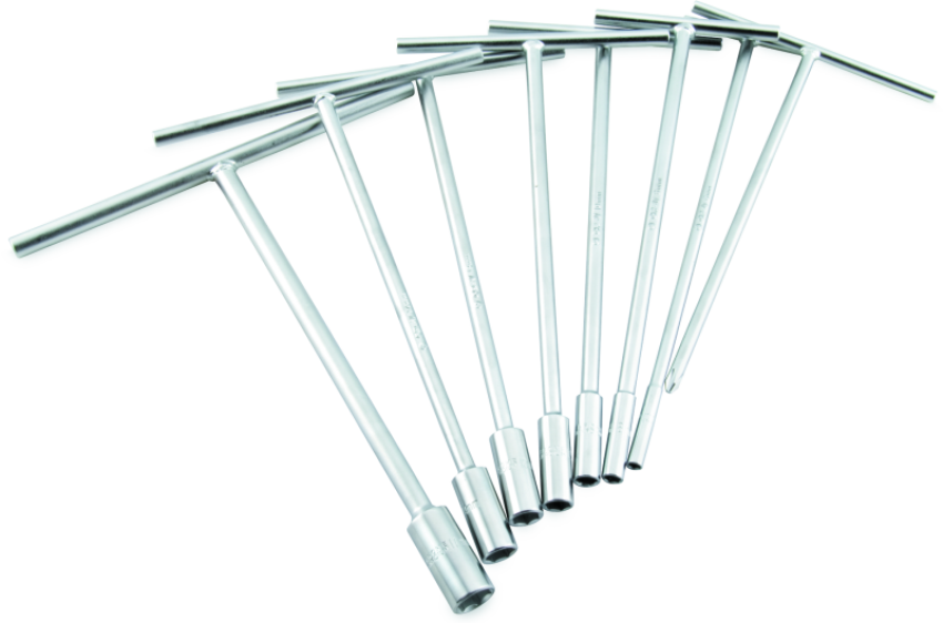BikeMaster 151661 T-Handle Set (6mm/8mm/10mm/11mm/12mm/14mm/18mm)