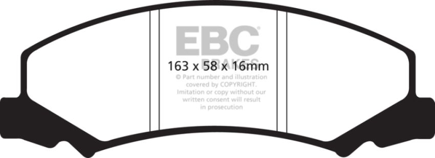 EBC Brakes DP31762C Redstuff Ceramic Low Dust Brake Pads