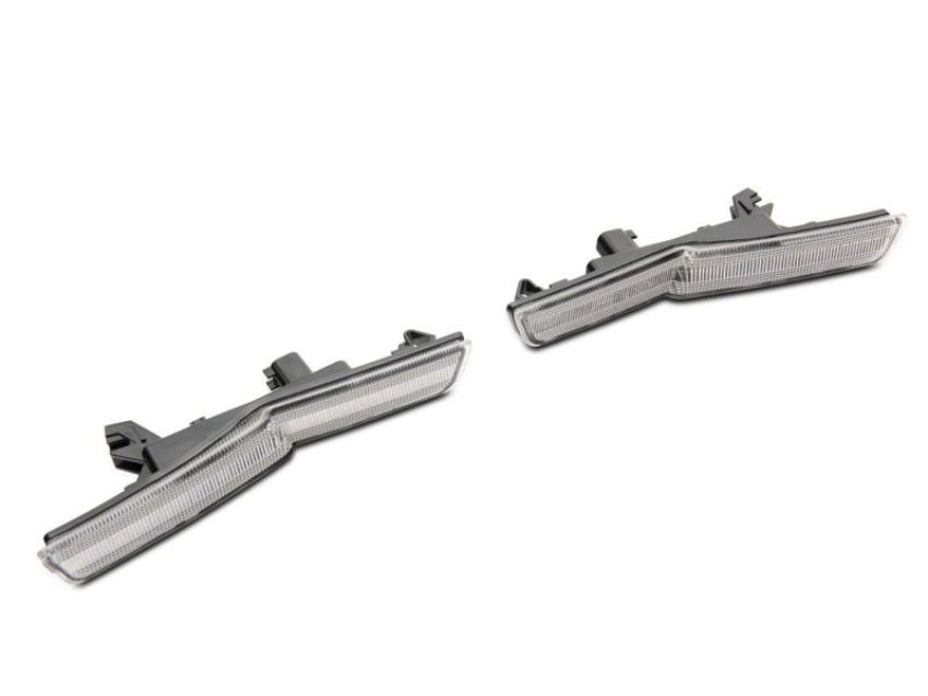Raxiom CH15222 18-23 Dodge Challenger Widebody Axial Series LED Side Marker Lights Front and Rear- Clear