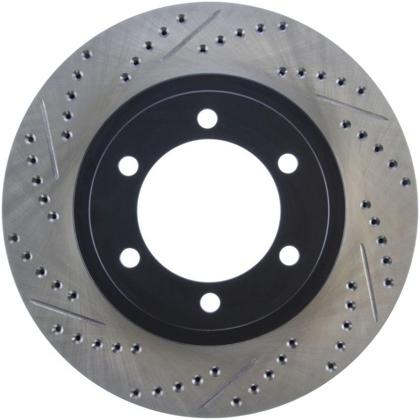 Stoptech 127.44127R Slotted & Drilled Sport Brake Rotor