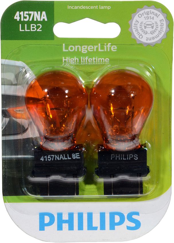 Philips 4157NALLB2 Philips LongerLife Miniature 4157NALL