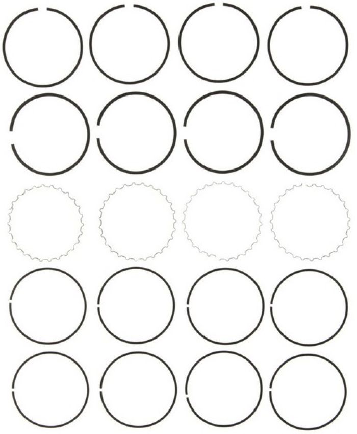MAHLE 41592CP Engine Piston Ring Set