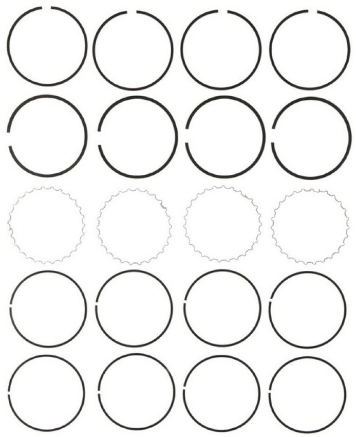 MAHLE 41618 Engine Piston Ring Set