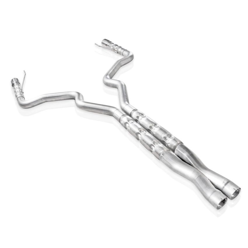 Stainless Works M15CB3X-LMF 2015-16 Mustang GT 3in Catback X-Pipe Retro Chambered Mufflers 3in Cores