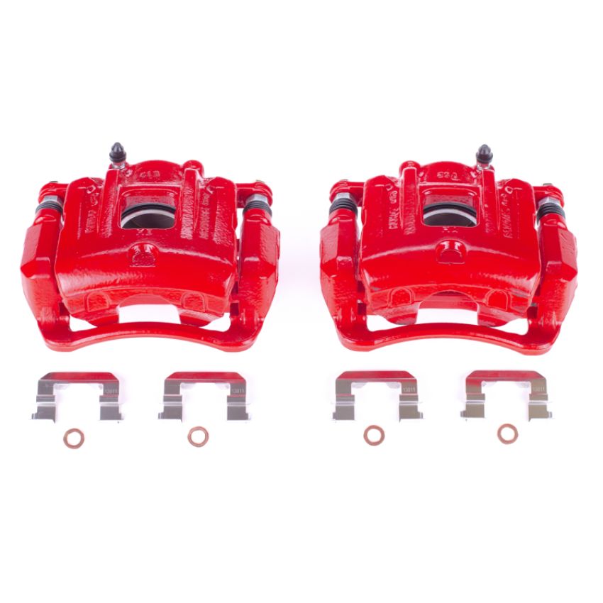 PowerStop S6462S Red Powder Coated Calipers
