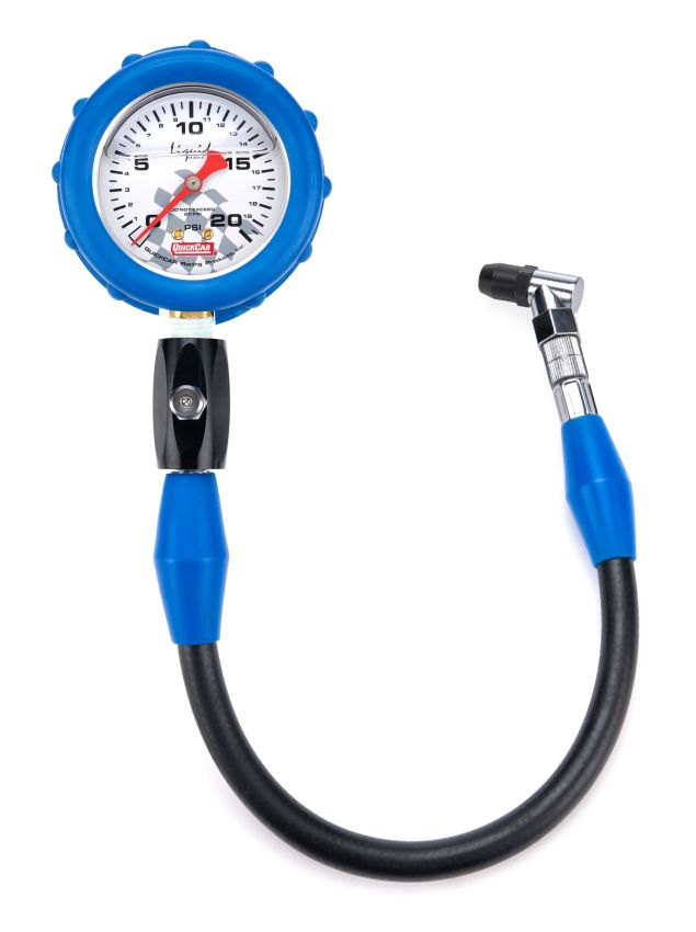 QUICKCAR RACING PRODUCTS QRP56-021 Tire Gauge 20 PSI Liquid Filled
